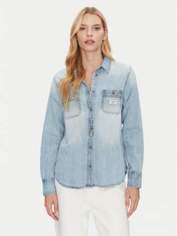 Guess Джинсова сорочка W5RH37 D5M83 Голубий Regular Fit Guess Джинсова сорочка W5RH37 D5M83 Голубий Regular Fit