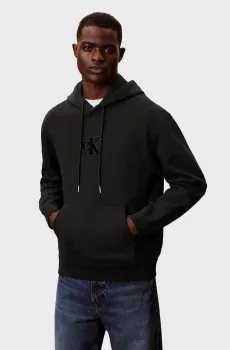 Мужское черное худи 350GSM FLEECE Черный S Calvin Klein Jeans LV04RD250G