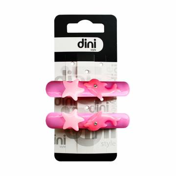 Набор заколок-лапка для волос Dini Kids Дельфин, розовый, 2 шт (d-173) Набор заколок-лапка для волос Dini Kids Дельфин, розовый, 2 шт (d-173)