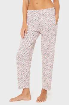 Женские брюки с узором 7/8 ODYLLE Разноцветный S Etam 6545802