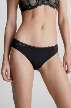 Женские черные трусики BIKINI Черный XS Calvin Klein 000QF6398E