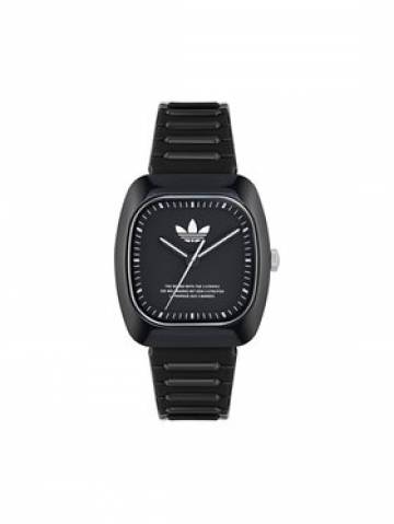 adidas Годинник Retro Wave Two AOSY24531 Чорний adidas Годинник Retro Wave Two AOSY24531 Чорний