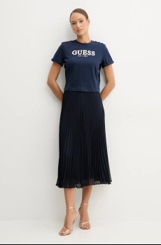 Хлопковая футболка Guess