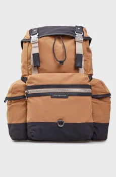 Мужской коричневый рюкзак TH PREMIUM NYLON BACKPACK Коричневый ONESIZE Tommy Hilfiger AM0AM12494