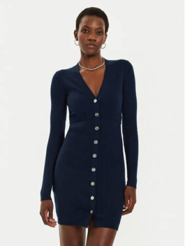 Pinko Трикотажна сукня Riserva 104017 A15S Cиній Regular Fit Pinko Трикотажна сукня Riserva 104017 A15S Cиній Regular Fit