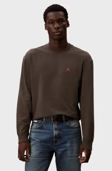 Мужской коричневый свитшот LS EU 350TERRY Коричневый L Calvin Klein Jeans LV04RC296G