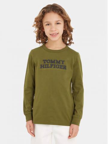 Tommy Hilfiger Блузка KB0KB08554 Зелений Regular Fit Tommy Hilfiger Блузка KB0KB08554 Зелений Regular Fit