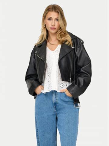 ONLY Куртка зі штучної шкіри Vera 15321935 Чорний Regular Fit ONLY Куртка зі штучної шкіри Vera 15321935 Чорний Regular Fit