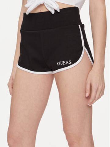 Guess Спортивні шорти E4GD04 KBP41 Чорний Relaxed Fit
