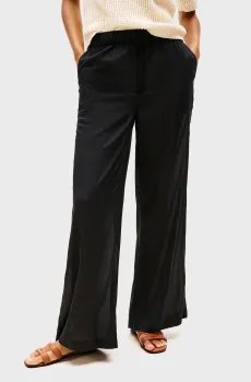 Женские черные брюки LONG PANTS Черный XS Tommy Hilfiger UW0UW05955