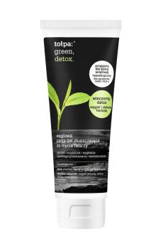 Угольная паста для очищения лица Tolpa Green Detox., 125 мл
