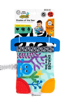 Развивающая мягкая игрушка-книга Baby Einstein Shades of the Sea с рождения (17615)