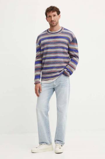 Шерстяной свитер A.P.C. pull bryce цвет серый лёгкий WPABG.H23358 Шерстяной свитер A.P.C. pull bryce цвет серый лёгкий WPABG.H23358