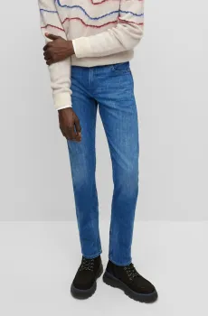 Мужские синие джинсы Синий 38 BOSS 50470506;420