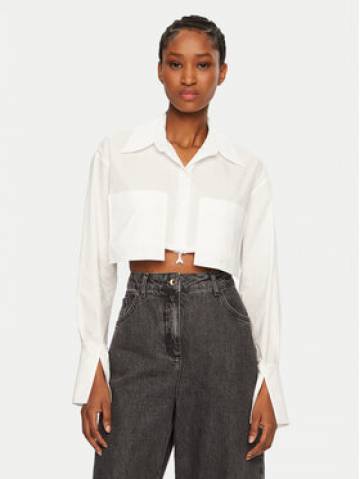 Patrizia Pepe Сорочка 8C0737/AH74-W103 Білий Regular Fit Patrizia Pepe Сорочка 8C0737/AH74-W103 Білий Regular Fit