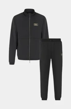 Мужской черный спортивный костюм Черный L EA7 6964