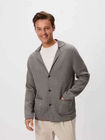 Reserved - MEN`S SWEATER - темно коричневий - 024FR-89M