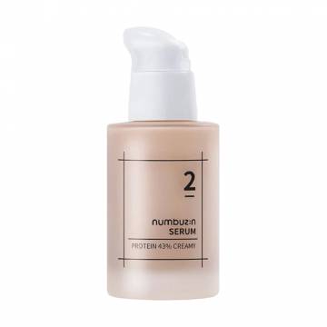 Сыворотка для лица Numbuzin No.2 Protein 43% Creamy Serum с протеинами, 50 мл Сыворотка для лица Numbuzin No.2 Protein 43% Creamy Serum с протеинами, 50 мл