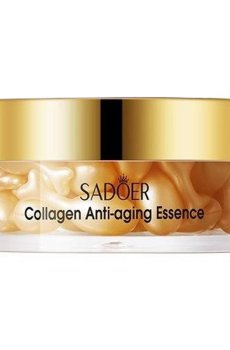 Антивозрастная сыворотка для лица Sadoer Collagen Anti-Aging Essence с коллагеном, 30 капсул