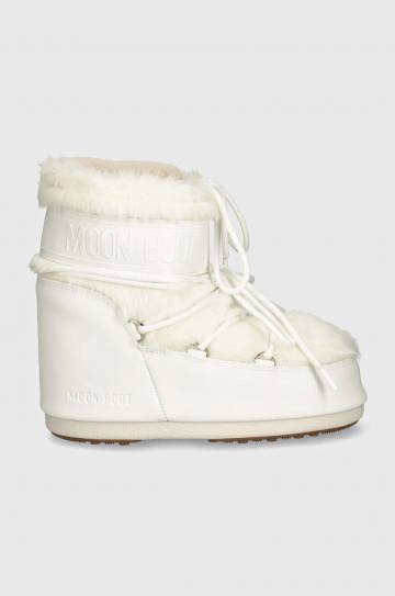 Зимние сапоги Moon Boot MB ICON LOW FAUX FUR цвет белый 80D1409390 A002 Зимние сапоги Moon Boot MB ICON LOW FAUX FUR цвет белый 80D1409390 A002