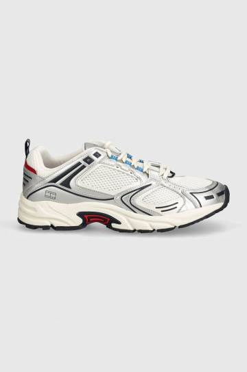Кроссовки Tommy Jeans TJM ARCHIVE RETRO RUNNER цвет серебрянный EM0EM01486 Кроссовки Tommy Jeans TJM ARCHIVE RETRO RUNNER цвет серебрянный EM0EM01486