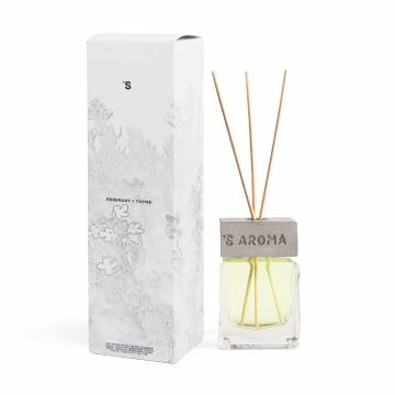 Аромадиффузор для дома Sisters Aroma Rosemary + Thyme, 110 мл Аромадиффузор для дома Sisters Aroma Rosemary + Thyme, 110 мл
