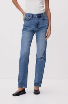 Reserved - Джинси mom fit з подовженою довжиною - синій - 832IU-50J