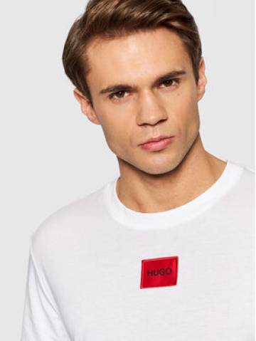 Hugo Футболка Diragolino 212 50447978 Білий Regular Fit Hugo Футболка Diragolino 212 50447978 Білий Regular Fit