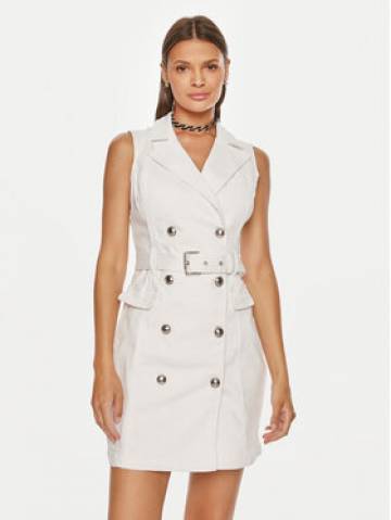 Guess Коктейльна сукня W4YK92 D5EZ0 Білий Slim Fit