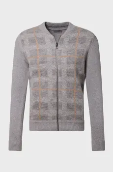 Мужской серый кардиган Серый 3XL Pierre Cardin PC.-C5 51209.5074