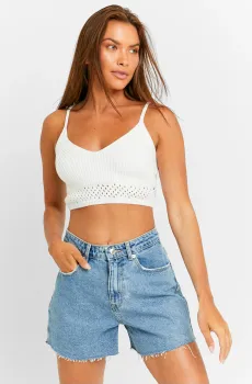 Женский белый топ Белый XS Tally Weijl SPUACGANIN