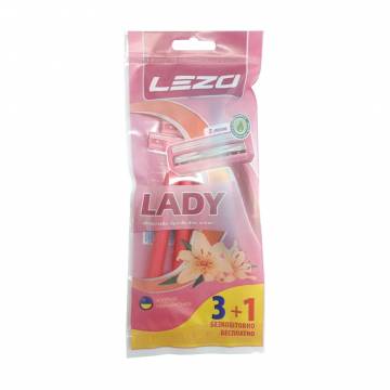Станок для бритья LEZO Lady одноразовый, женский, 4 шт Станок для бритья LEZO Lady одноразовый, женский, 4 шт