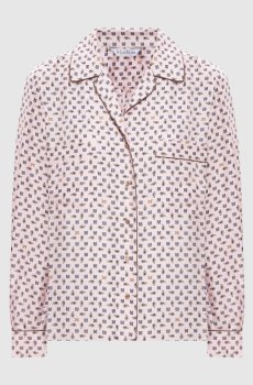 Розовая блуза DISCO из шелка