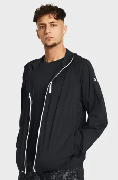 Мужская черная ветровка UA PHANTOM WINDBREAKER Черный XL Under Armour 1381879-001