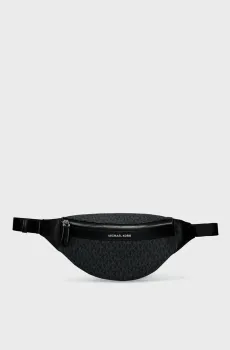 Мужская черная поясная сумка с узором GREYSON SM HIP BAG Черный ONESIZE Michael Kors 33S0LGYC1B