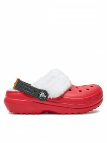 Crocs Шльопанці Classic Lined Santa Clog K 210931 Червоний Crocs Шльопанці Classic Lined Santa Clog K 210931 Червоний