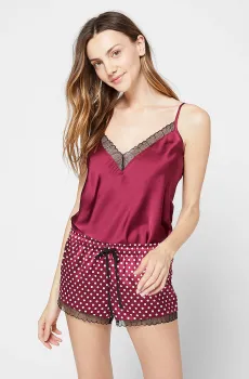 Женские красные шорты DOTTY Красный S Etam 6509680