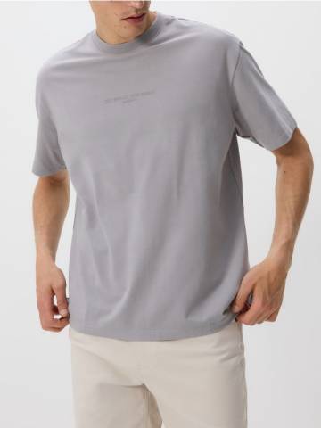 Reserved - Футболки боксі з принтом - середньо-сірий - 758EF-85X Reserved - Футболки боксі з принтом - середньо-сірий - 758EF-85X