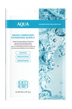 Тканевая маска для лица Lamelin Calming Moisture Mask Pack Aqua, 23 г