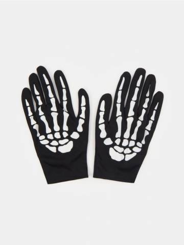 Хелловінські рукавички - різнобарвний