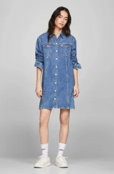 Женское синее джинсовое платье ALINE Синий S Tommy Jeans DW0DW17542