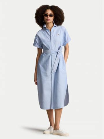 Polo Ralph Lauren Сукня-сорочка 211935153002 Голубий Regular Fit Polo Ralph Lauren Сукня-сорочка 211935153002 Голубий Regular Fit
