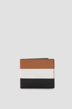 Мужской кожаный кошелек Разноцветный ONESIZE BOSS 50470847;001
