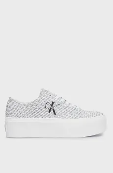 Женские кеды с узором FLATFORM+ CUPSOLE LOW LACE CS MR Разноцветный 39 Calvin Klein YW0YW01420