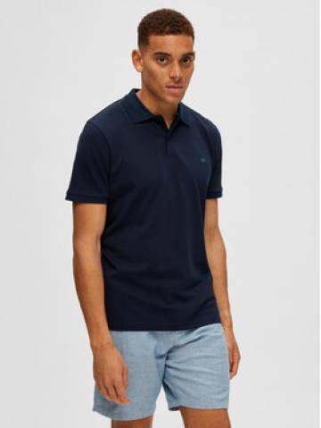 Selected Homme Поло 16087839 Cиній Regular Fit Selected Homme Поло 16087839 Cиній Regular Fit