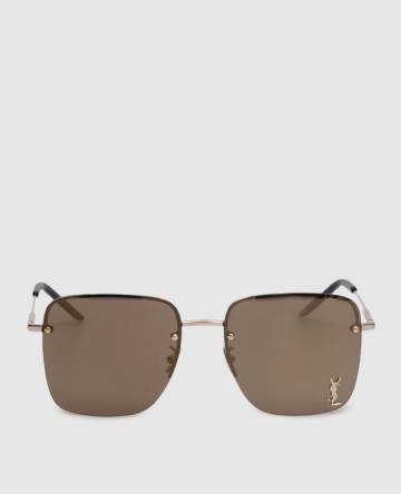 Золотые очки с логотипом