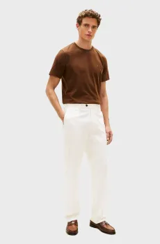 Мужская коричневая футболка ESS SEASONAL REG FIT Коричневый S Tommy Hilfiger MW0MW39995