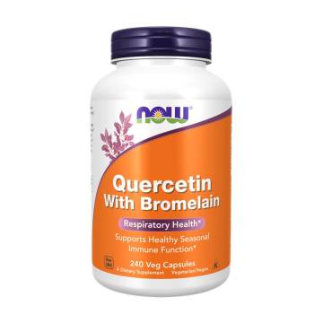 Кверцетин с бромелайном NOW foods Quercetin with Bromelain, 240 капсул Кверцетин с бромелайном NOW foods Quercetin with Bromelain, 240 капсул