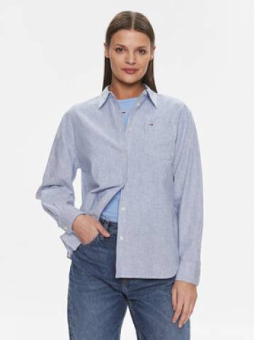 Tommy Jeans Сорочка DW0DW17737 Голубий Boxy Fit Tommy Jeans Сорочка DW0DW17737 Голубий Boxy Fit
