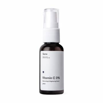 Сыворотка для лица с витамином С 3% Sane Vitamin C 3% Moisturizing & Brightening Serum, 30 мл Сыворотка для лица с витамином С 3% Sane Vitamin C 3% Moisturizing & Brightening Serum, 30 мл